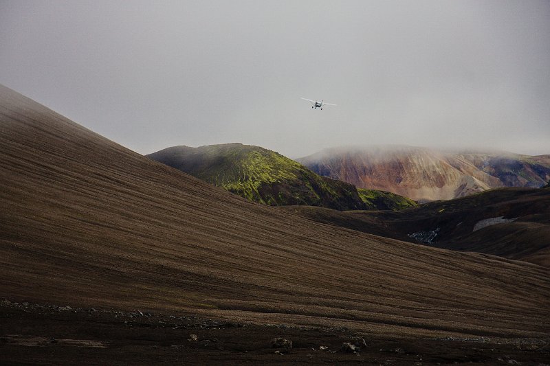 IMG_14394-e.jpg - Ómar Ragnarsson á flugi yfir Hrafntinnuskeri
