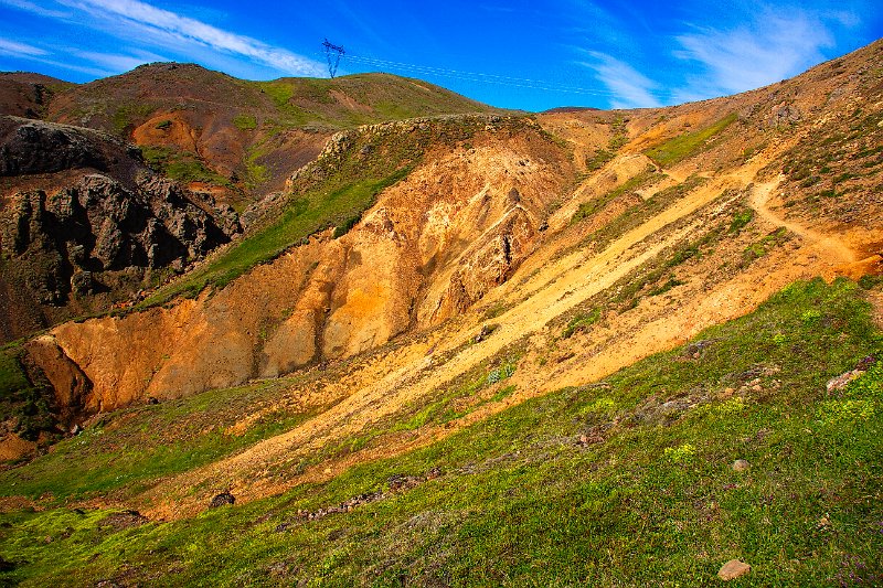 _MG_1122-e.jpg - Gönguleiðin austan í Ölkelduhálsi og vestan í Dalskarðshúk