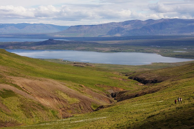 IMG_13637-e.jpg - Pjakkast upp dalinn, hærra og hærra og enn sér niður á Borgarvirki